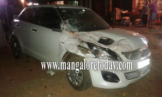Karkala:  Father-son die in collision between two-wheeler and bus